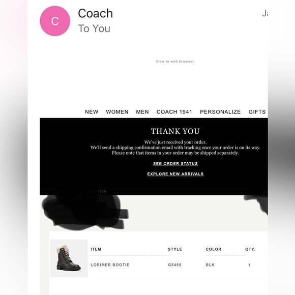 ❤️ Coach Lorimer Boot ❤️ - Picture 9 of 9